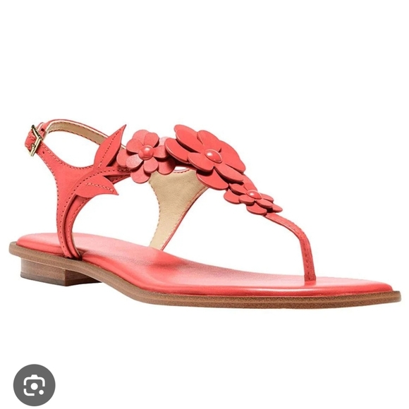 MICHAEL Michael Kors Shoes - Michael Kors Floral Coral Sandals
